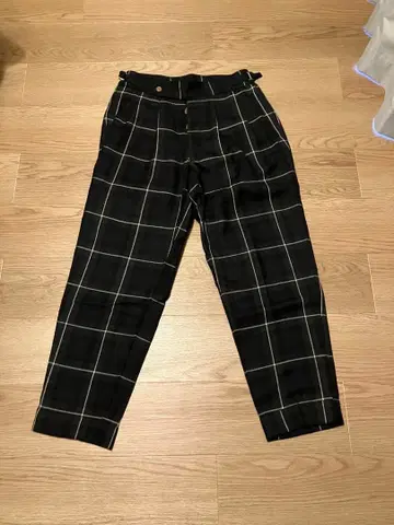 Haver Sack 체크 와이드 슬랙스