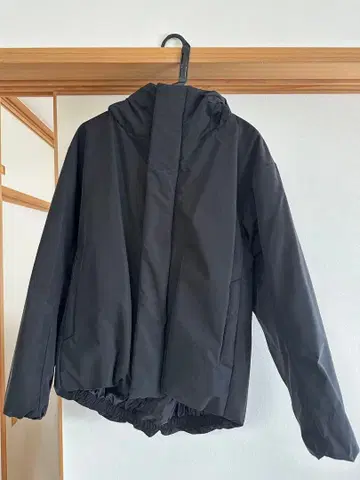 방풍 발수 후드 자켓 S 블랙 신사