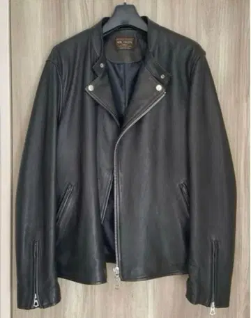 MR.OLIVE 세미 더블 라이더 자켓