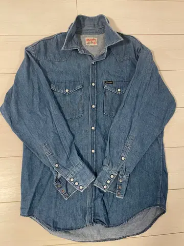 Wrangler 데님 셔츠 M 사이즈
