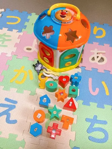 호빵맨 모양 맞추기 완구 열쇠 퍼즐