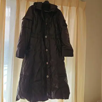 nuovo 블랙 롱 다운 자켓