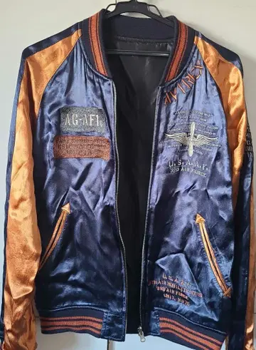 AVIREX 스카잔 네이비 오렌지