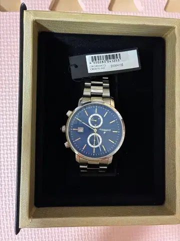 Orobianco 쿼츠 손목시계 블루 OR0070-502 배터리 약함