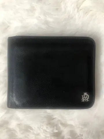 던힐 브라운 가죽 접이식 지갑