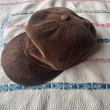 hender scheme 2ton cap 가죽 코듀로이 캡