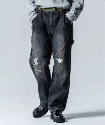 [ glamb ] Remake Painter Pants 블랙 M