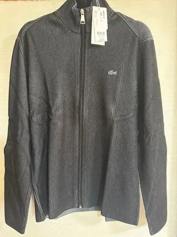 미사용 새상품 Lacoste 리브 집업 트레이닝복