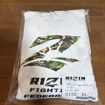RIZIN 2 CAMO 후드 맨투맨 XL 미사용 미개봉 새상품