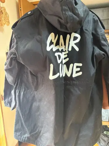 CLAIR DE LUNE 블랙 모즈 코트