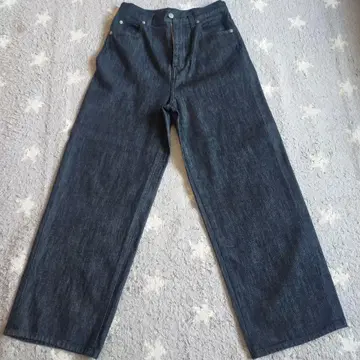 데님 와이드 팬츠 M 사이즈