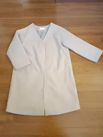 베이지 롱 코트/GLOBAL WORK