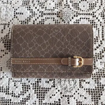 DINA RICCI 브라운 접이식 지갑