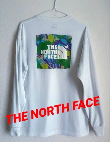[ THE NORTH FACE ] 더 노스페이스 화이트 긴팔 티셔츠 XL