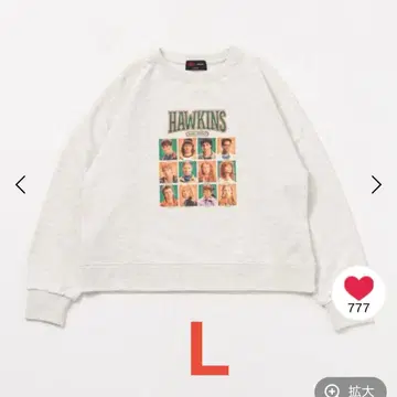 스트레인저 씽스 맨투맨 L 사이즈 niko and -