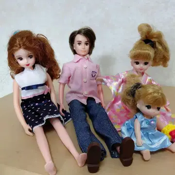 리카짱 인형 세트 4체