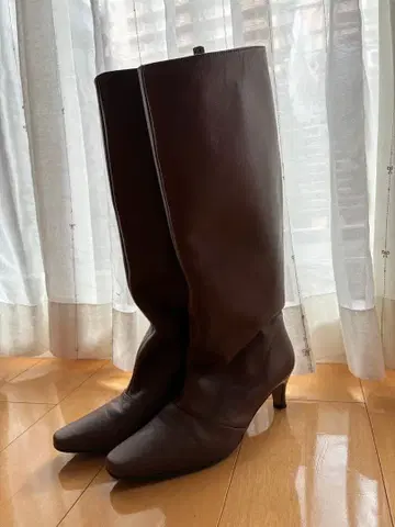 Escarlata 롱 부츠 브라운 사이즈 37