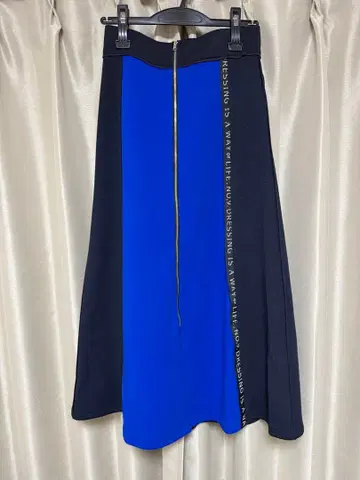 야마다야 RAIDATE 바이컬러 플레어 스커트