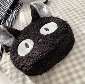 미니 사이즈 지지 지브리풍 미니백 코스프레 블랙