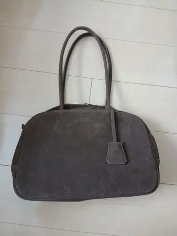 anuke 에코 가죽 보스턴 백 브라운 스웨이드