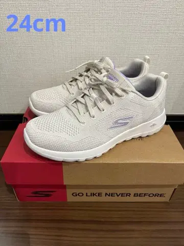 새상품 Skechers Gowalk 경량 스니커즈 내추럴 컬러