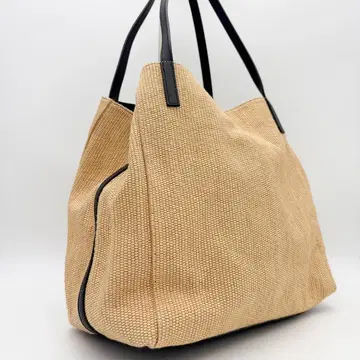 새상품급 아델리나 디 로셀리니 라피아 숄더백 이탈리아제