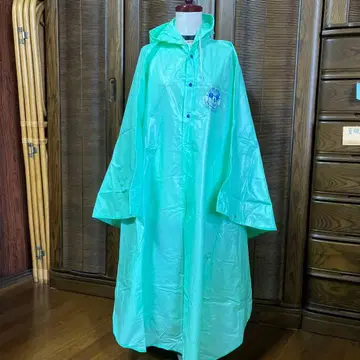 미키마우스 레인코트 민트 그린