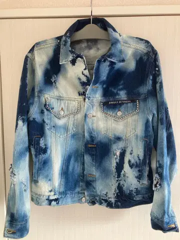 JOHNNY BUSINESS 블리치 데님 자켓 M