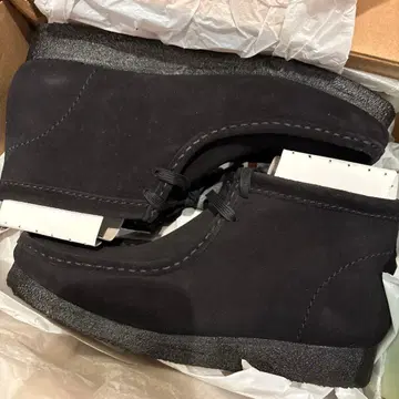 블랙스 스웨이드 부츠 레이스업