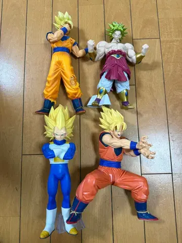 드래곤볼 액션 피규어 4체 세트
