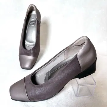 새상품급 fitfit 핏핏 바이컬러 발수 펌프스 라이트 그레이 24cm