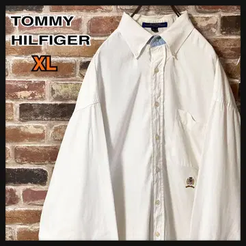 [ 인기 ] TOMMY HILFIGER 타미힐피거 BD 셔츠 자수 로고