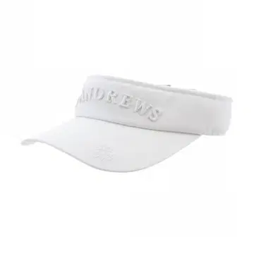 [택 포함 새상품] 세인트앤드류스 선바이저 화이트 입체 로고