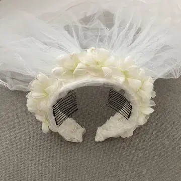 웨딩 베일 포함 꽃 머리띠 앤티크 헤어 액세서리