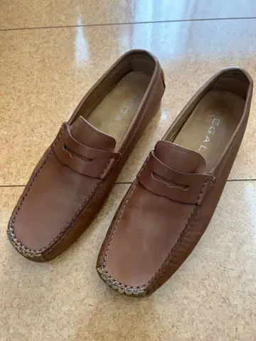 REGAL 브라운 가죽 로퍼
