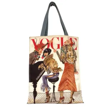 레어 VOGUE 데님 토트백