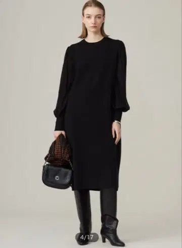 iCB/5호/울 블렌드 스무스 니트 원피스