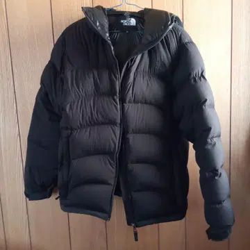 하자품 수리 있음 THE NORTH FACE 블랙 다운 자켓 M