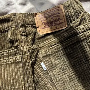 LEVI'S 코듀로이 스트레이트 데님 W29 L36