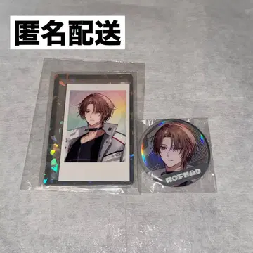 니지산지 로후마오 2주년 캔뱃지 폴라로이드 카드 케이스 카가미 하야토