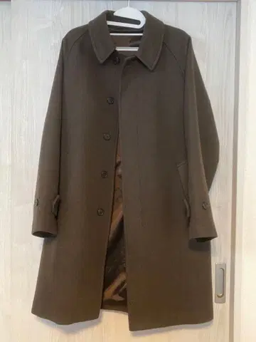 UNIQLO 싱글 브레스 코트 XL 브라운