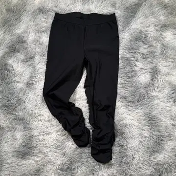 꼼사데모드 팬츠 M 블랙 스트레치 요가 체형 커버