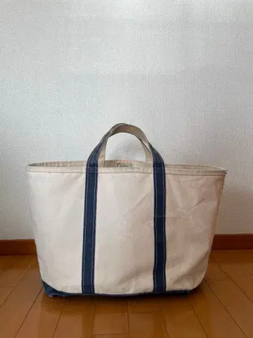 llbean 80s 엘엘빈 토트백 L 네이비 페이드