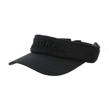 [택 포함 새상품] 세인트앤드류스 선바이저 블랙 입체 로고