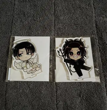 진격의 거인 미니 캐릭터 아크릴 스탠드 천사와 악마 Ver. 리바이 한지