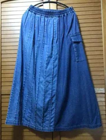 주카 데님 스커트