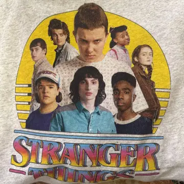 스트레인저 씽스 후드 부착 후드티 L 사이즈