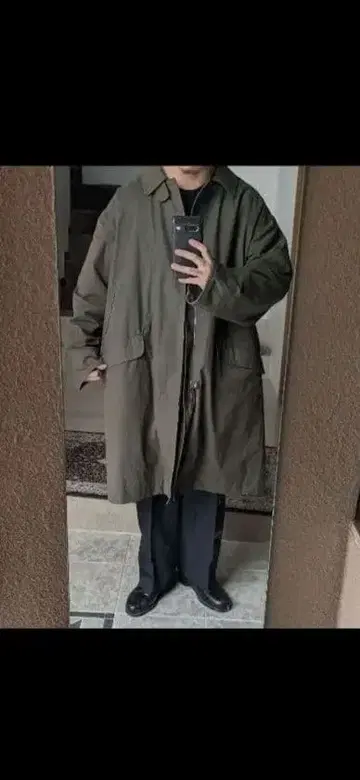 Eddie Bauer 스텐카라 코트 올리브 그린 바버 좋아하시는 분들께도