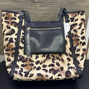 #1006 LA BAGAGERIE 레오파드 무늬 토트백 미사용 새상품