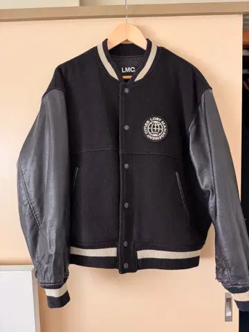 LMC 바시티 자켓 블랙 M 사이즈